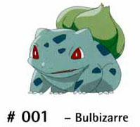 N 001               Bulbizarre